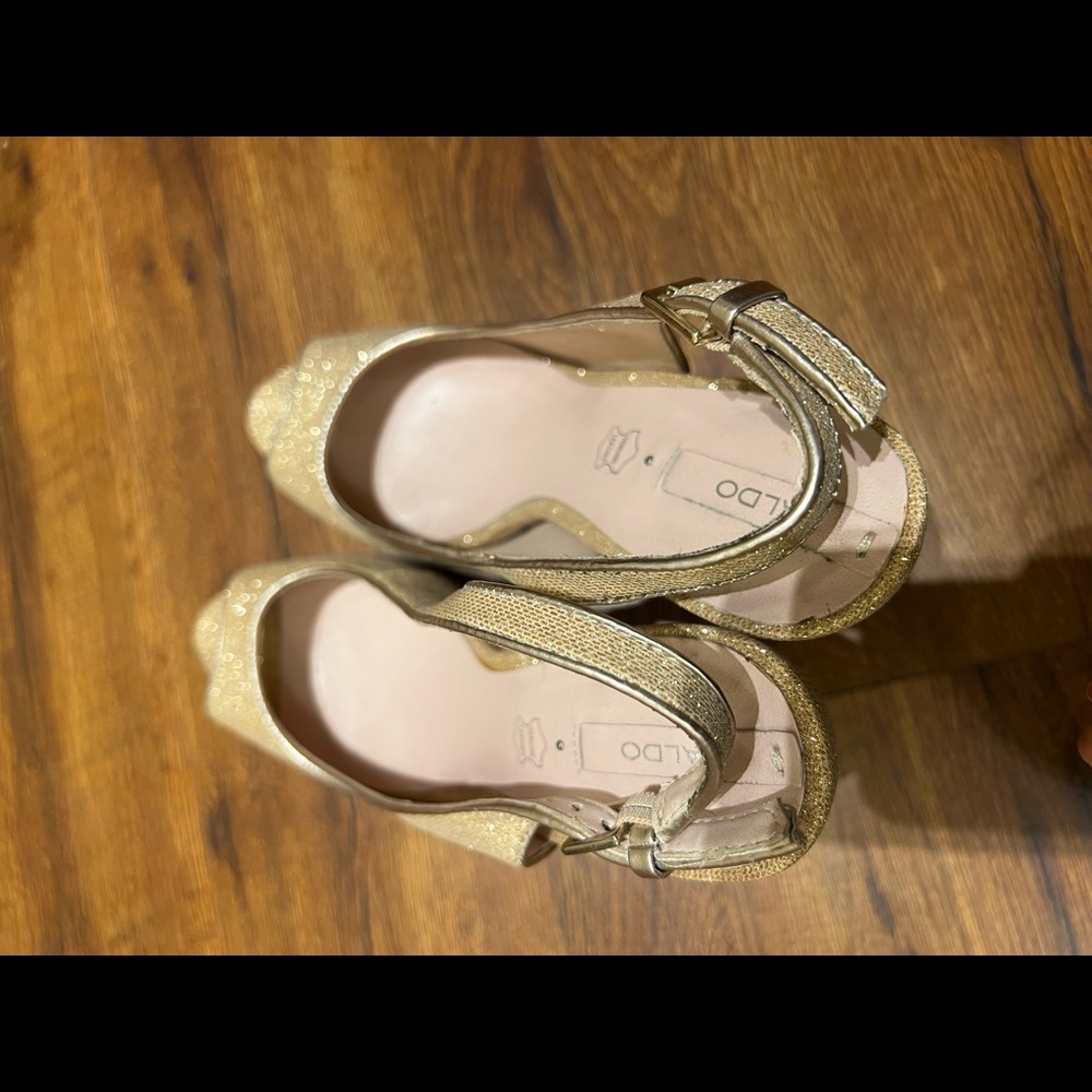 Aldo platform peep toes - slightly used condition - size 38 - UK 5 - Picture 5 of 8